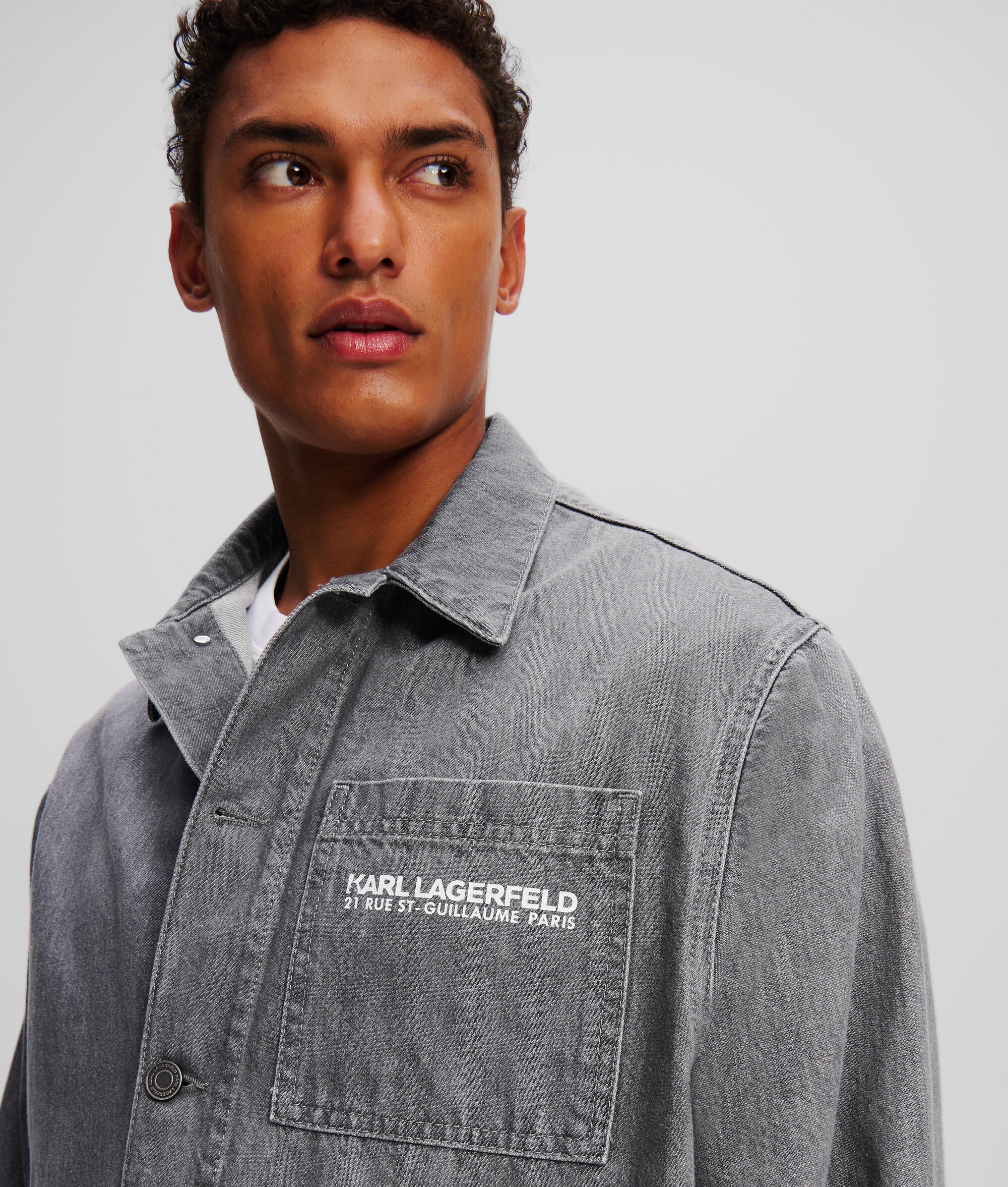 (image for) Cutting-Edge RUE ST-GUILLAUME WASHED DENIM JACKET